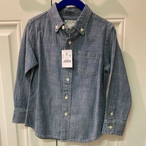 J. Crew - Boys 3T - Chambray long sleeve shirt